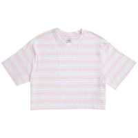 Polo Manga Corta Crop Rayas Mujer SINGULAR