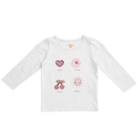 Polo Manga Larga con Aplicación Bebé Niña BABY EUREKA
