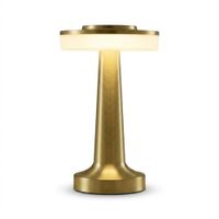 Lámpara De Mesa Ariel 5W Dorado 3 Tonos de Luz Dimable Inalámbrico Cemlighting