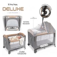 CUNA PARA BEBE DELUXE COLECHO TULL MOSQUITERO