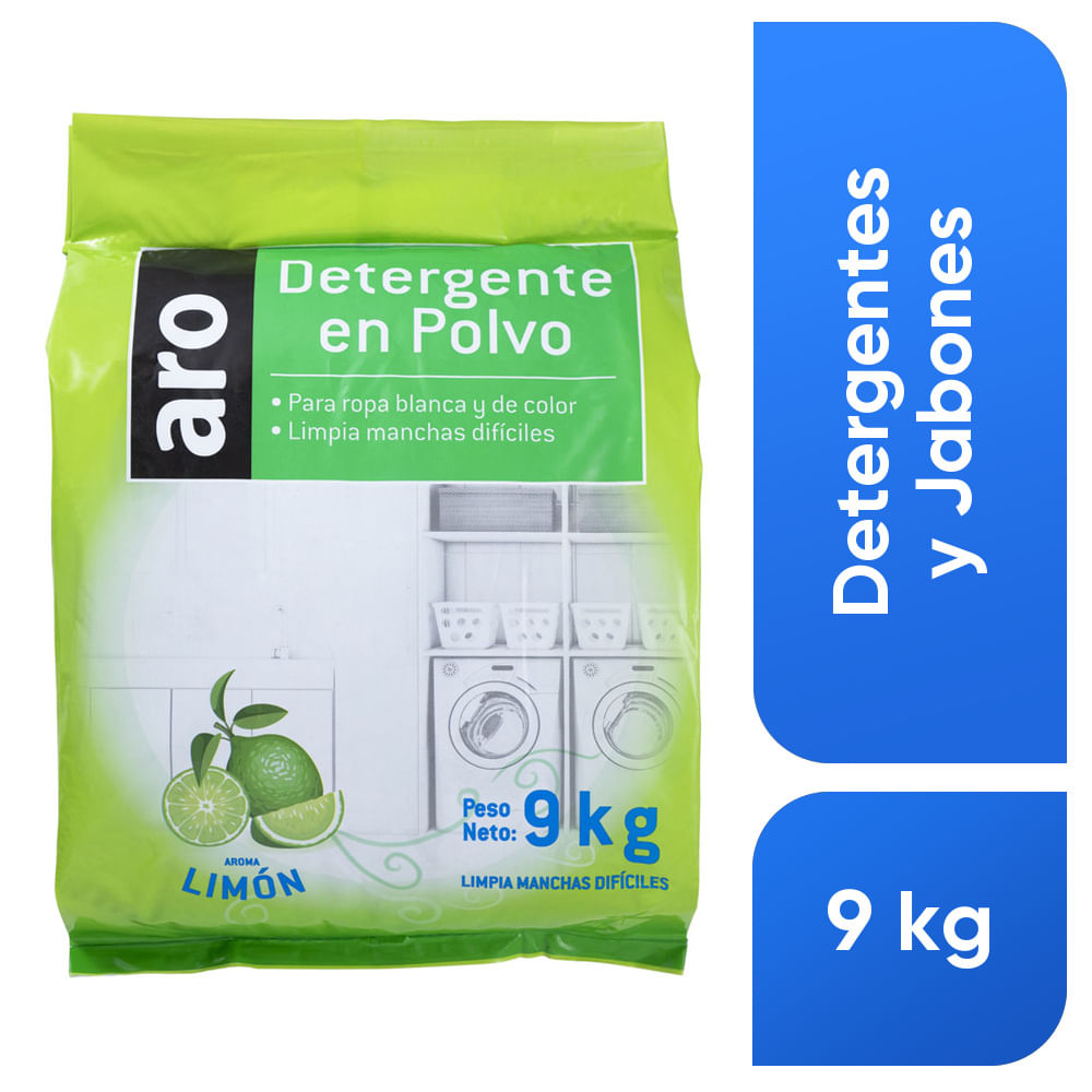 Detergente Aro Limón X9Kg
