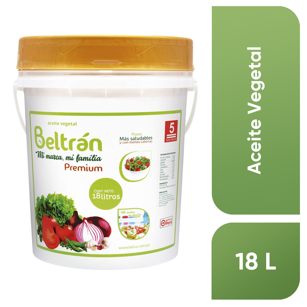 Aceite Vegetal BELTRAN Balde 18L