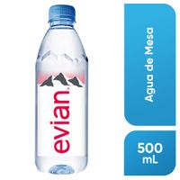 Agua Mineral EVIAN Sin Gas Botella 500ml