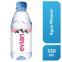 Agua Mineral EVIAN Sin Gas Botella 330ml