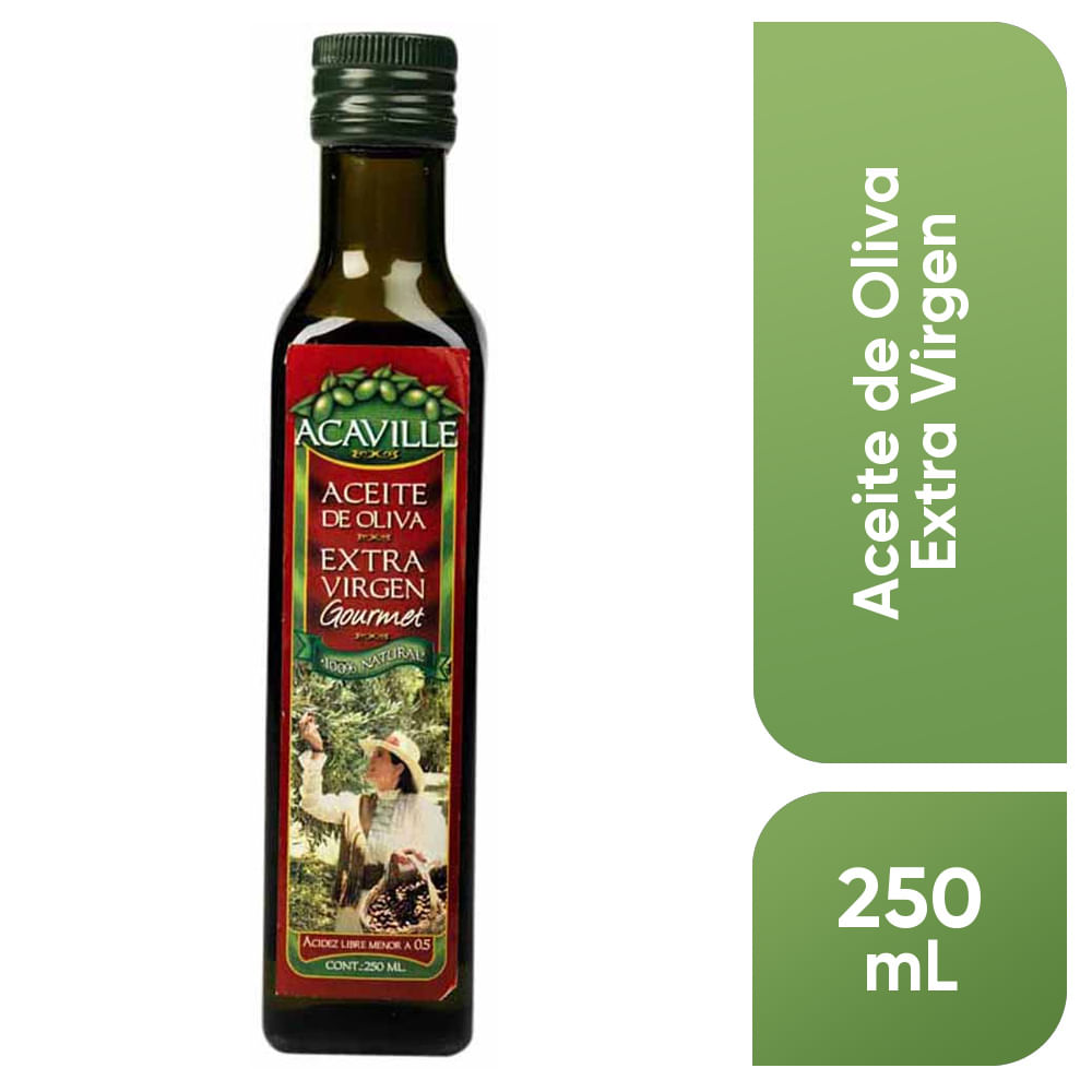 Aceite de Oliva ACAVILLE Extra Virgen Gourmet Botella 250ml