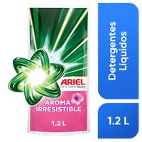 Detergente Líquido ARIEL Toque de Downy con un Aroma Irresistible Bolsa 1.2L