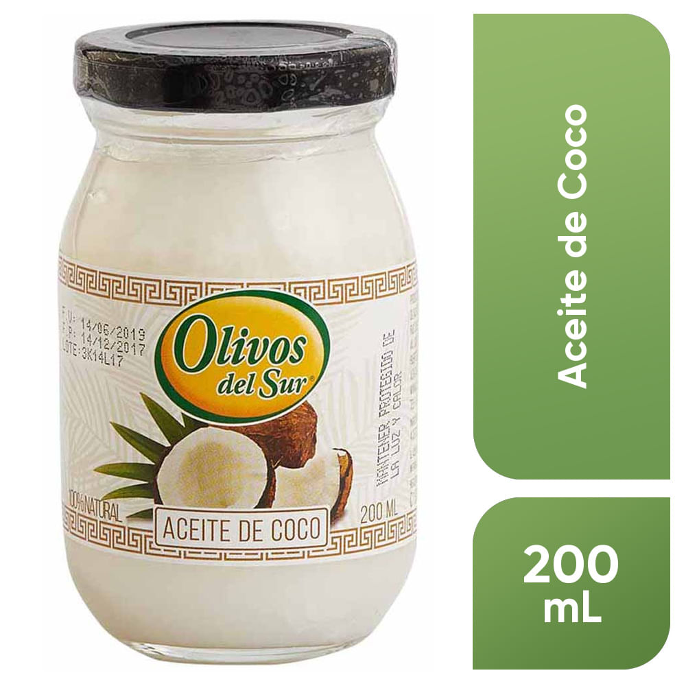 Aceite de Coco OLIVOS DEL SUR Botella 200ml