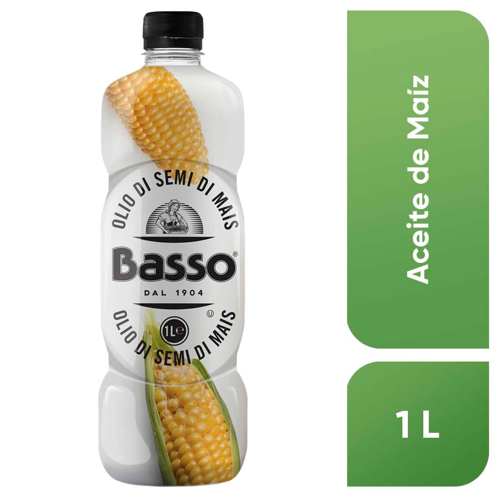 Aceite de Maíz BASSO Botella 1L