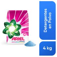 Detergente en Polvo ARIEL con un Toque de DOWNY para Ropa Blanca y de Color Bolsa 4Kg