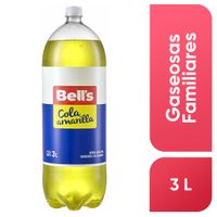 Gaseosa BELL'S Cola Amarilla Botella 3L