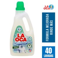 Detergente Líquido LA OCA Hipoalergénico Botella 2L