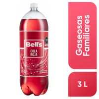 Gaseosa BELL'S Cola Roja Botella 3L