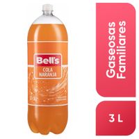 Gaseosa BELL'S Cola Naranja Botella 3L