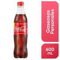 Gaseosa COCA COLA Sabor Original Botella 600ml