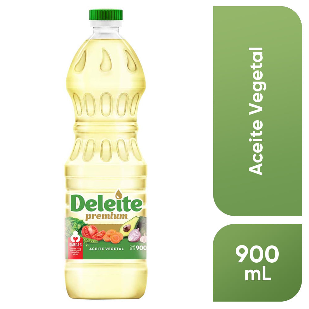 Aceite Vegetal DELEITE Botella 900ml