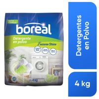 Detergente en Polvo BOREAL Frescura Cítrica Bolsa 4Kg