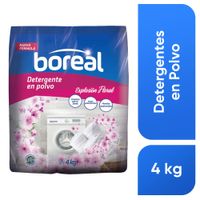 Detergente en Polvo BOREAL Explosión Floral Bolsa 4kg