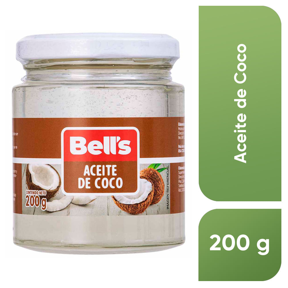Aceite de Coco BELL'S Frasco 200g