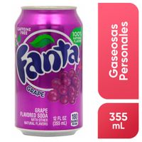 Gaseosa FANTA Uva Lata 355ml