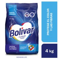 Detergente en Polvo BOLIVAR Cuidado Total Floral Bolsa 4Kg