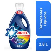 Detergente Líquido ARIEL Revitacolor Limpieza a la Primera en Colores Frasco 2.8L