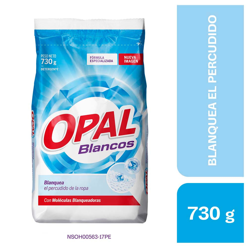 Detergente OPAL Blancos Bolsa 730g