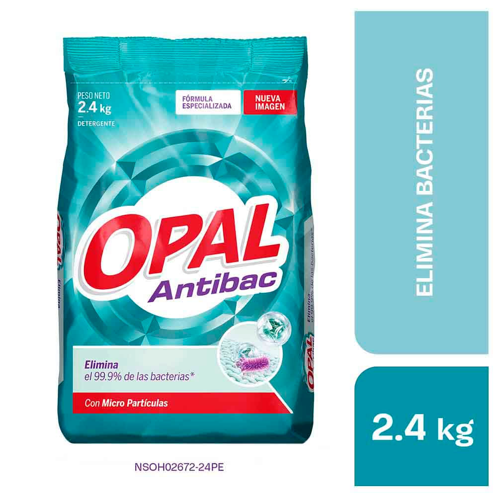 Detergente OPAL Antibacterial Bolsa 2.4kg
