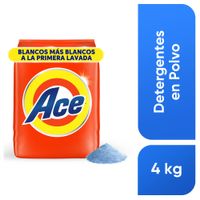 Detergente en Polvo ACE Limpieza Completa Bolsa 4Kg