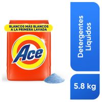Detergente en Polvo ACE Limpieza Completa Bolsa 5.8Kg