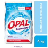Detergente en Polvo OPAL Blancos Bolsa 4Kg