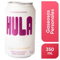 Soda Saludable HULA Cranberry Lata 350ml