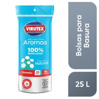 Bolsa para Basura 25L x10un VIRUTEX Frescura Natural