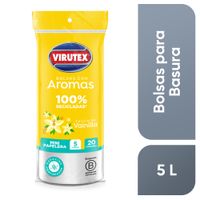Bolsa para Basura 5L x20un VIRUTEX Esencia Vainilla