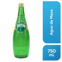 Agua con Gas PERRIER Gasificada Botella 750ml