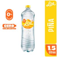 Agua Saborizada con Gas LOA Sabor a Piña Botella 1.5L