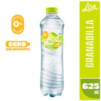 Agua Saborizada con Gas LOA Sabor a Granadilla Botella 625ml