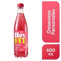 Gaseosa HEY FIT Soda Tango Twist Botella 600ml