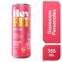 Gaseosa HEY FIT Soda Tango Twist Lata 355ml