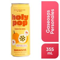 Gaseosa HOLY POP Maracuyá Lata 355 ml