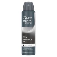 Desodorante para hombre en Aerosol DOVE Men Invisible Dry Frasco 150ml