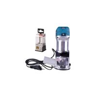 RUTEADORA ¼ 710W RT0700C + FRESA RECTA ¼ X ½ D-49080 - MAKITA