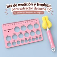Pack Regla Medidora de Pezón con Cepillo de Limpieza para Extractor de Leche