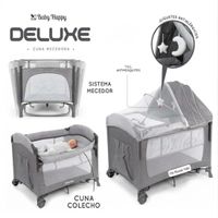 CUNA PARA BEBE FUNCION DE COLECHO MECEDOR GRAY