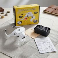 Lupa De Cabeza Recargable Con 2 Luces Led y  5 lentes de aumento