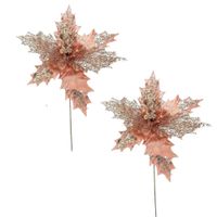 Pack De 2 Flores Cardinales Navideñas Bn132 Floripastore
