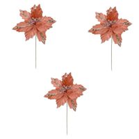 Pack De 3 Flores Cardinales Navideñas Bn106 Floripastore