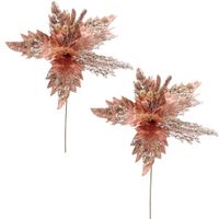 Pack De 2 Flores Cardinales Navideñas Bn133 Floripastore