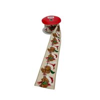 Cinta Navideña Decorativa En Rollo De 91M Cf610 Floripa