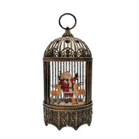 Farol Pergola con Papa Noel y Renos LA118 Floripastore
