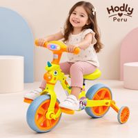 1. Bicicleta de Equilibrio Unicornio Musical con Luces para Niñas de 1.5 a 5 Años